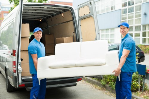 Office removal team planning a commercial move in Fulham