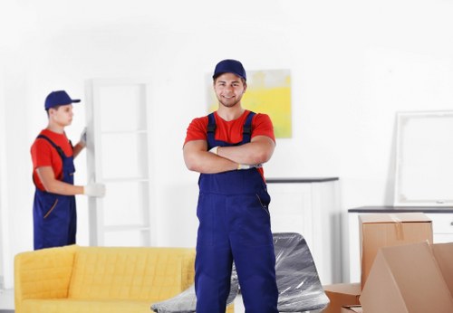 Packing and loading furniture for a local relocation in Fulham