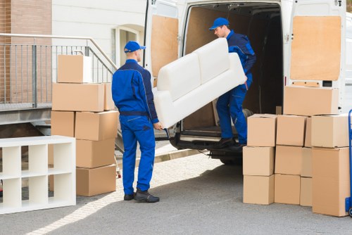 Commercial movers planning a business relocation in Fulham