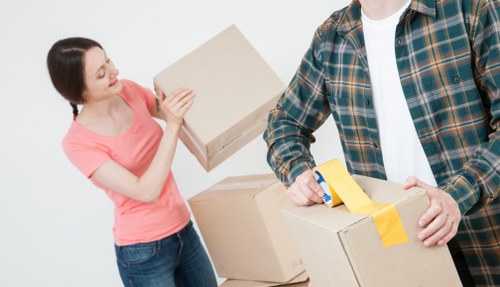 Local team handling office removals in Fulham streets