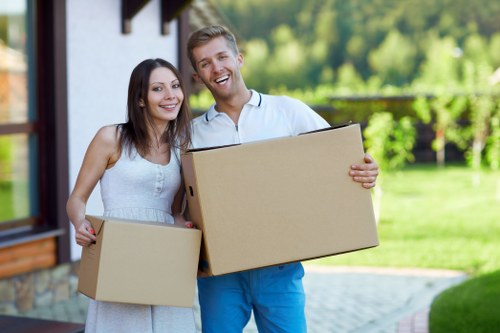 Local office movers handling commercial relocation in Fulham