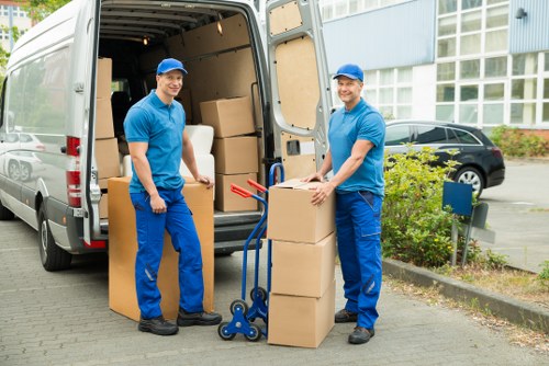 Packed van ready for a transparent-priced move in Fulham