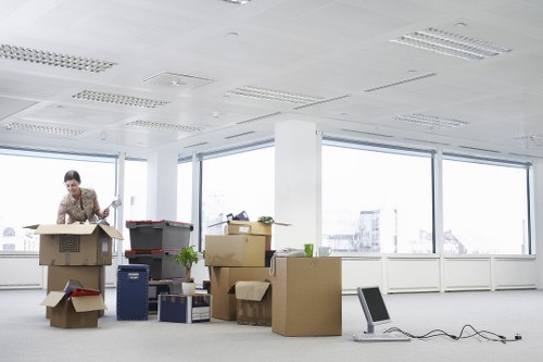 Commercial furniture pick-up for an office or shop in Fulham